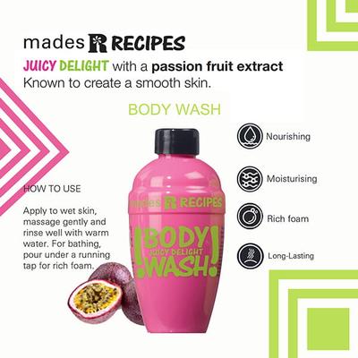 MADES Recipes Juicy Delight Body Wash 100 ml - Shower Gels & Body Wash