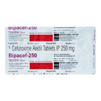 BIPACEF 250 Tablet 10's - Bacterial Infections-Cep