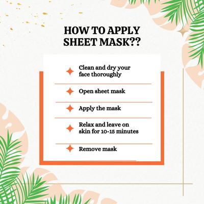 Riyo Herbs D-Tan Sheet Mask - Potato & Papaya 20 gm - Masks & Peels