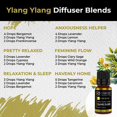 Organic Forest 100% VEGAN Ylang Ylang Essential Oil 10 ml - Essential Oils