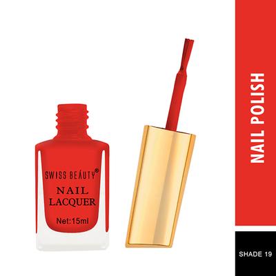 Swiss Beauty Nail Lacquer - (Shade-19) 15ml - Nail Polish