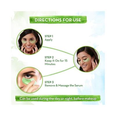 Mamaearth Green Tea Under Eye Patches with Green Tea & Collagen for Puffy Eyes 60's - Eye Masks