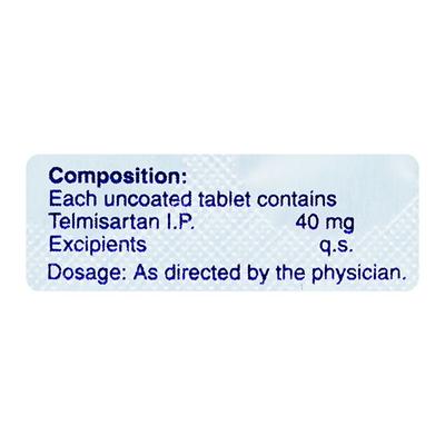 Telma 40mg Tablet 15'S - Hypertension-Ang