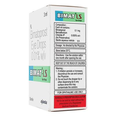 Bimat LS Eye Drops 3ml - Glaucoma-Ant