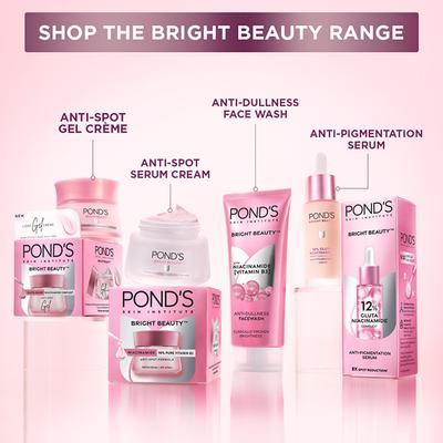 Pond's Bright Beauty Gel Creme With Glutaboost Niacinamide Complex for Fading Dark Spots 50 gm - Face Moisturizers