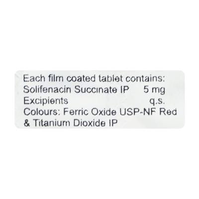 SOLBEG 5 Tablet 10's - Bladder And Prostate Disorders-Dru