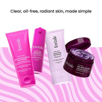 Foxtale Oil Free Radiance Kit - Festive Glow, Oil-Free Radiance 1's - Facial Kits