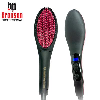 Bronson Professional Simply Straight Artifact Ceramic Hair Straightening Brush 1's - Straighteners