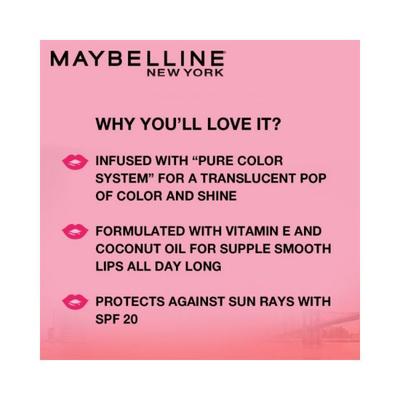 Maybelline New York Lips Lip Balm Pink Lolita 4 gm - Lip Balms