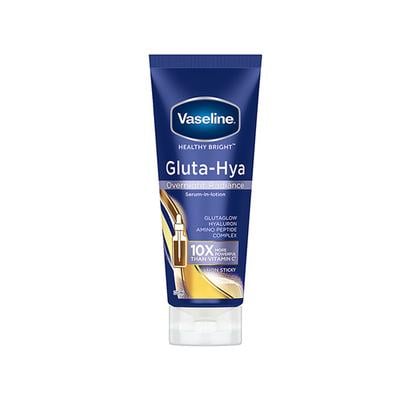 Vaseline Gluta-Hya Overnight Radiance, Serum-In-Lotion, With Amino Peptide And GlutaGlow, 200 ml - Night Cream