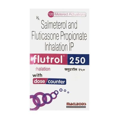 FLUTROL 250 WITH DOSE COUNTER Inhaler 120md - Asthma/COPD-Ast