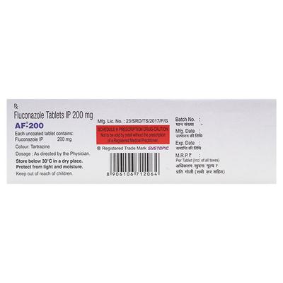 AF 200 Tablet 5's - Fungal Infections-Anf