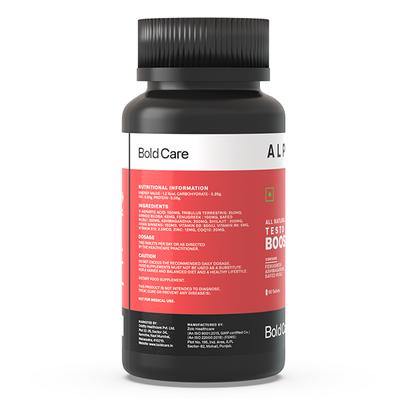 Bold Care Alpha Testo Booster Tablet 60's - Sexual Healthcare