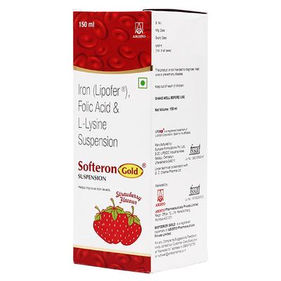 SOFTERON GOLD STRAWBERRY FLAVOUR Suspension 150ml - Supplements-Vam