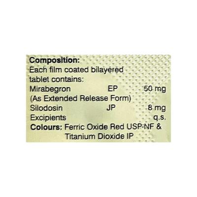 SILDOEASE M 50 Tablet 10's - Bladder And Prostate Disorders-Dru