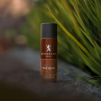 Giordano Wild Safari Deodorant Spray 200 ml - Men Deodorants/Roll-Ons