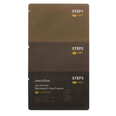 Innisfree Jeju Volcanic Blackhead - 3 Step Program 6 gm - Masks & Peels