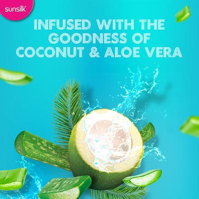 Sunsilk Coconut Water & Aloe Vera Volume For Full And Bouncy Hair Shampoo 370ml - Shampoos