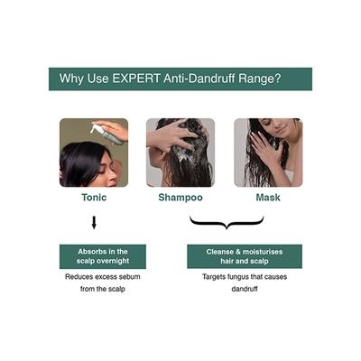 Bare Anatomy Anti-Dandruff Shampoo Reduces Dandruff Up To 100% Sulphate And Paraben Free 250 ml - Shampoos