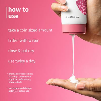 Plum Oat & 1% Ceramide Barrier Care Face Wash Hydrates & Nourishes Skin Non-drying 100 ml - Face Wash & Cleansers