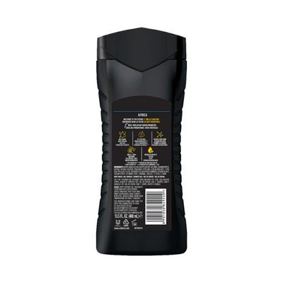 Axe Africa 3 In 1 Body Face & Hair Wash for Men Long-Lasting Fragrance 400 ml - Shower Gels & Body Wash