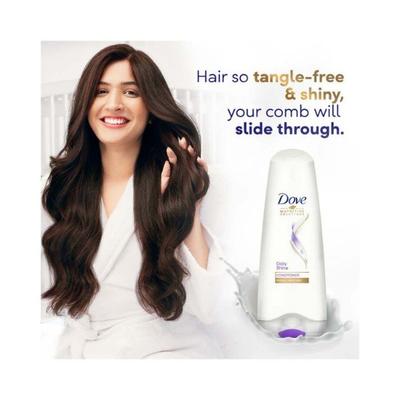 Dove Daily Shine Conditioner (for Smooth & Shiny Hair) 80 ml - Conditioners