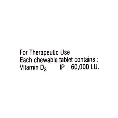 D3 Total Chew Tablet 4'S - Supplements-Vit