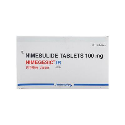 Nimegesic IR Tablet 10'S - Pain relief-Nsa