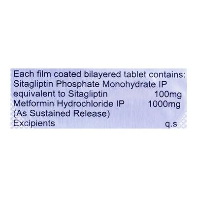 SUITGLIP M XR 100/1000 Tablet 10's - Diabetes-Ant