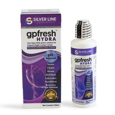 Silver Line gpFresh Hydra pH Balanced Contact Lenses Solution 120 ml - Lens Solution
