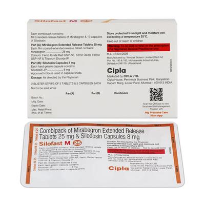 SILOFAST M 25 Combipack 1's - Bladder And Prostate Disorders-Dru