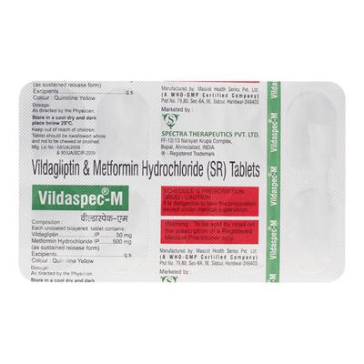 VILDASPEC M Tablet 10's - Diabetes-Ant