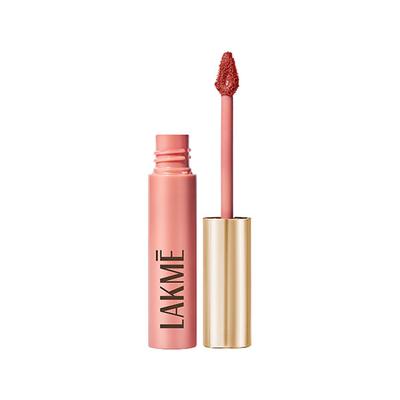 Lakme Double Duty Lip & Cheek Mousse Matte Lipstick & Soft Blush, Coca Soft,9gm - Liquid Lipsticks