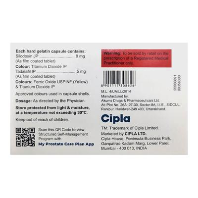 SILOFAST T 5 Capsule 10's - Impotence/Erectile Dysfunction (Ed)