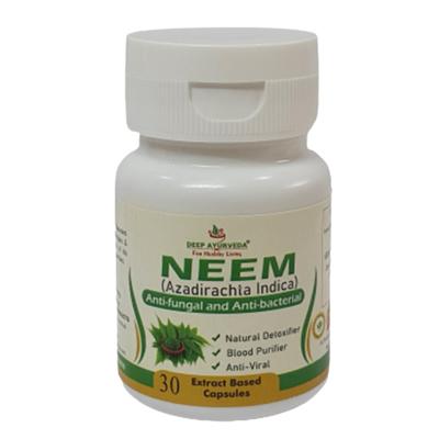 Deep Ayurveda Neem Capsule 30's - Pure Herbs