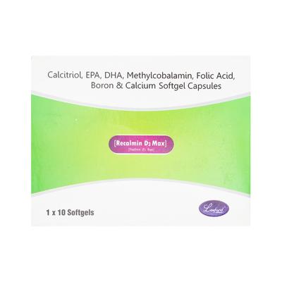 Recalmin D3 Max Capsule 10'S - Supplements-Vam