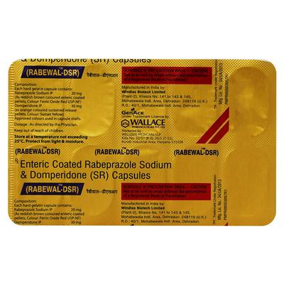 RABEWAL DSR Capsule 10's - Ulcer/Reflux/Flatulence-Aaa