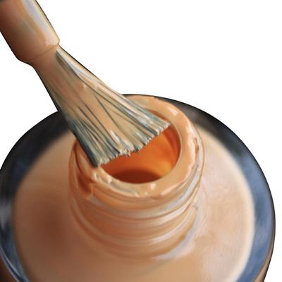 DeBelle Gel Nail Lacquer Almond Blush Orange Brown Nail Polish 8 ml - Nail Polish