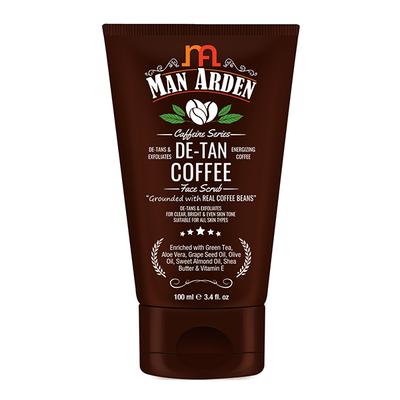 Man Arden Caffeine Series Face Scrub - De-Tan Coffee 100 gm - Face Scrubs