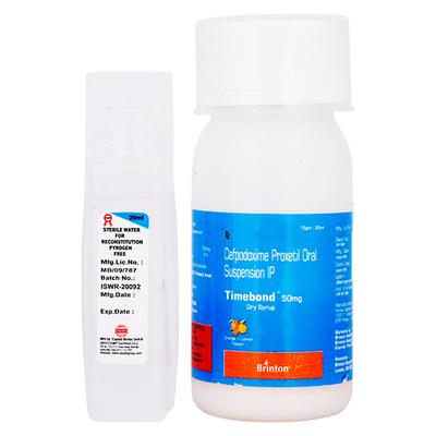 TIMEBOND ORANGE+LEMON FLAVOUR 50 Oral suspension 30ml - Bacterial Infections-Cep