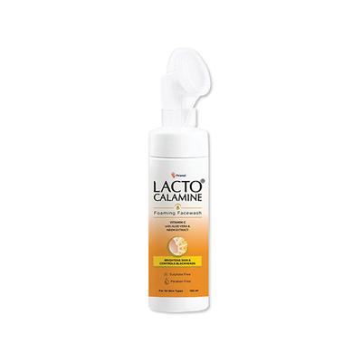 Lacto Calamine Vitamin C Foaming Face Wash, Brightens Skin, Control Blackheads and Whiteheads 150 ml - Face Wash & Cleansers
