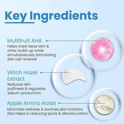 Fixderma Cosmetic Laboratories Face Toner reduces inflammation, controls oil production 100ml - Toners