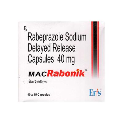 MAC RABONIK Capsule 15's - Ulcer/Reflux/Flatulence-Aaa