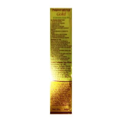 Navratna New Gold Ayurvedic Cool Oil Non Sticky 200 ml - Personal Care (Ayush)