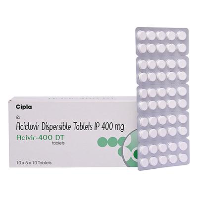ACIVIR 400 DT Tablet 10's - Viral infections-Ant