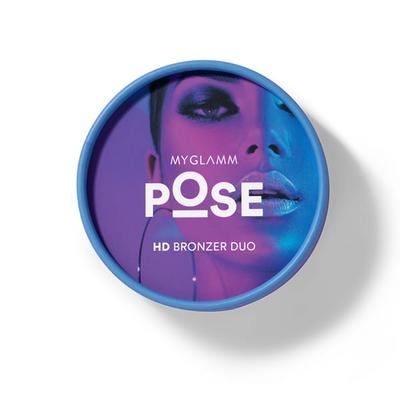 Myglamm Pose Hd Bronzer Duo - Cinnamon Teracotta 9 Gm - Bronzers