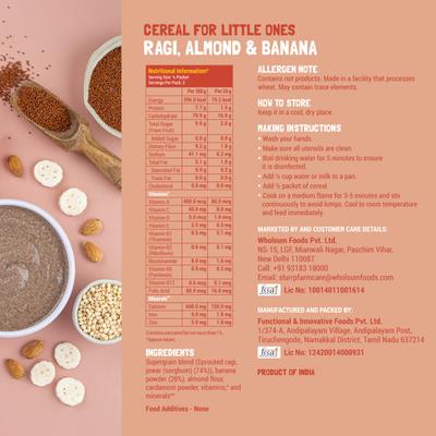 Slurrp Farm Ragi Trial Pack Combo (Pack of 4 x 50g) 200 g - Baby And Infant Supplements