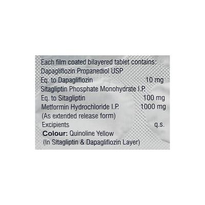 DAPANOVA SM 1000 Tablet 15's - Diabetes-Ant