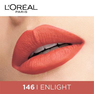 L'Oreal Paris Rouge Signature Matte Liquid Lipstick, 146 I Enlight 7 ml - Lipsticks