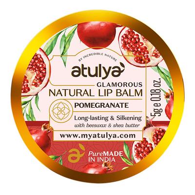 Atulya Pomegranate Natural Lip Balm 5 gm - Lip Balms